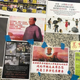 Posters with Mao Zedong quotes at Hong Kong airport August 2019